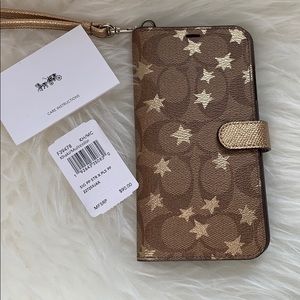 COACH iPhone SX Max Wallet Case